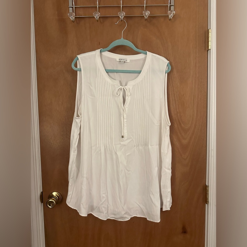 Plus Size, Sleeveless Blouse - Size 2X